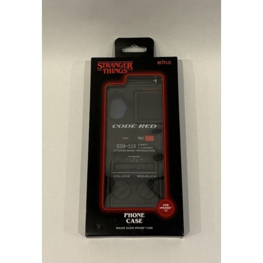 Stranger Things Walkie-Talkie Phone Case Apple iPhone 17 Extendable Antenna  New